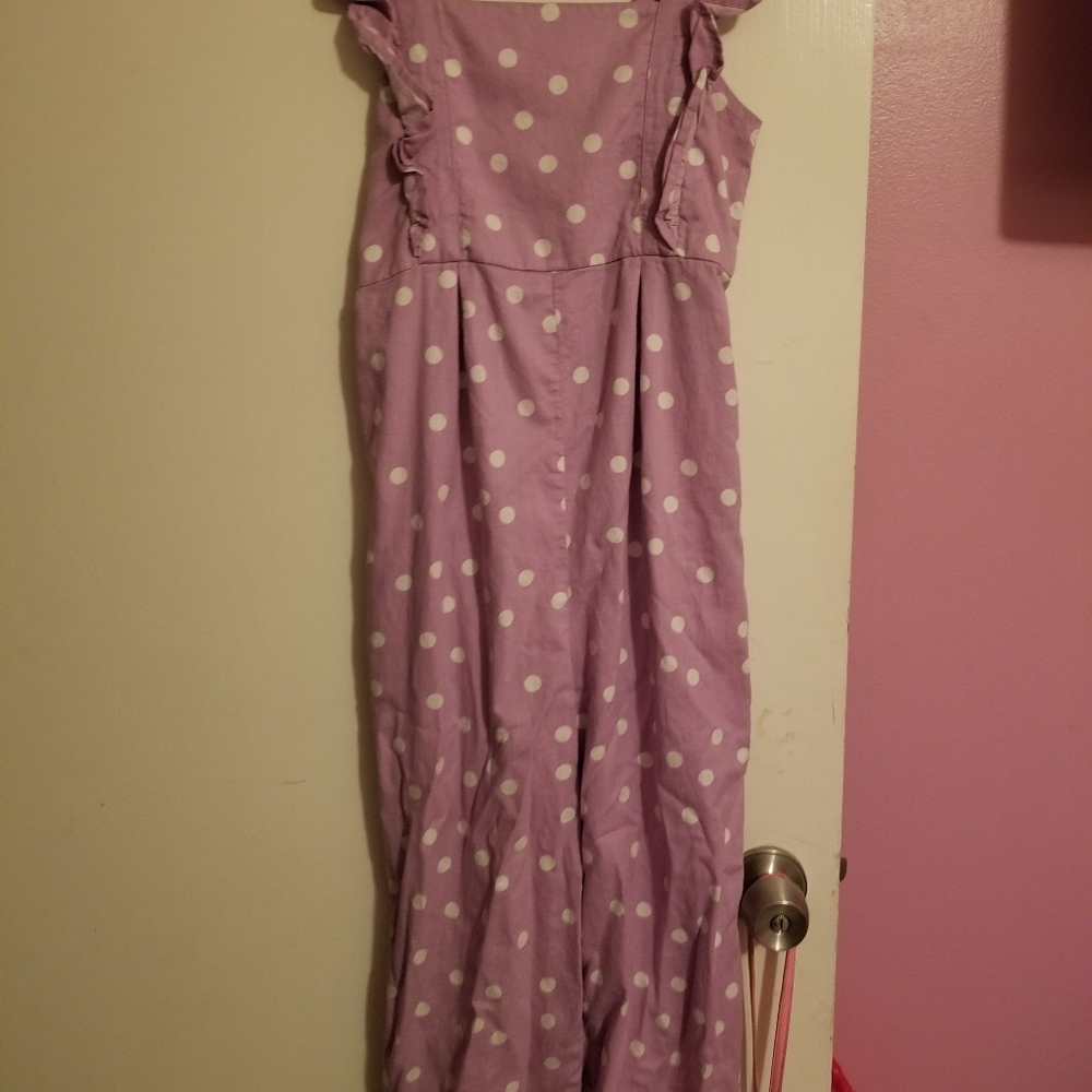 Carter's Polka Dot Flutter Jumpsuit